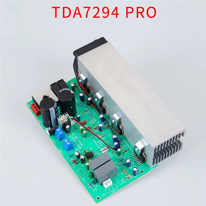 Papan Amplifier TDA7294 PRO, papan penguat Audio HiFi pendingin udara 2.0 saluran 150W