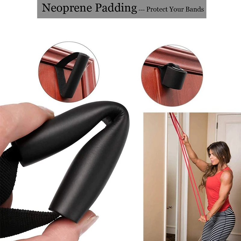 ABST 1PCS Heavy Duty Door Anchor, Elastic Resistance Bands Door Anchor Accessories Equipment for Home Gym Strength Training