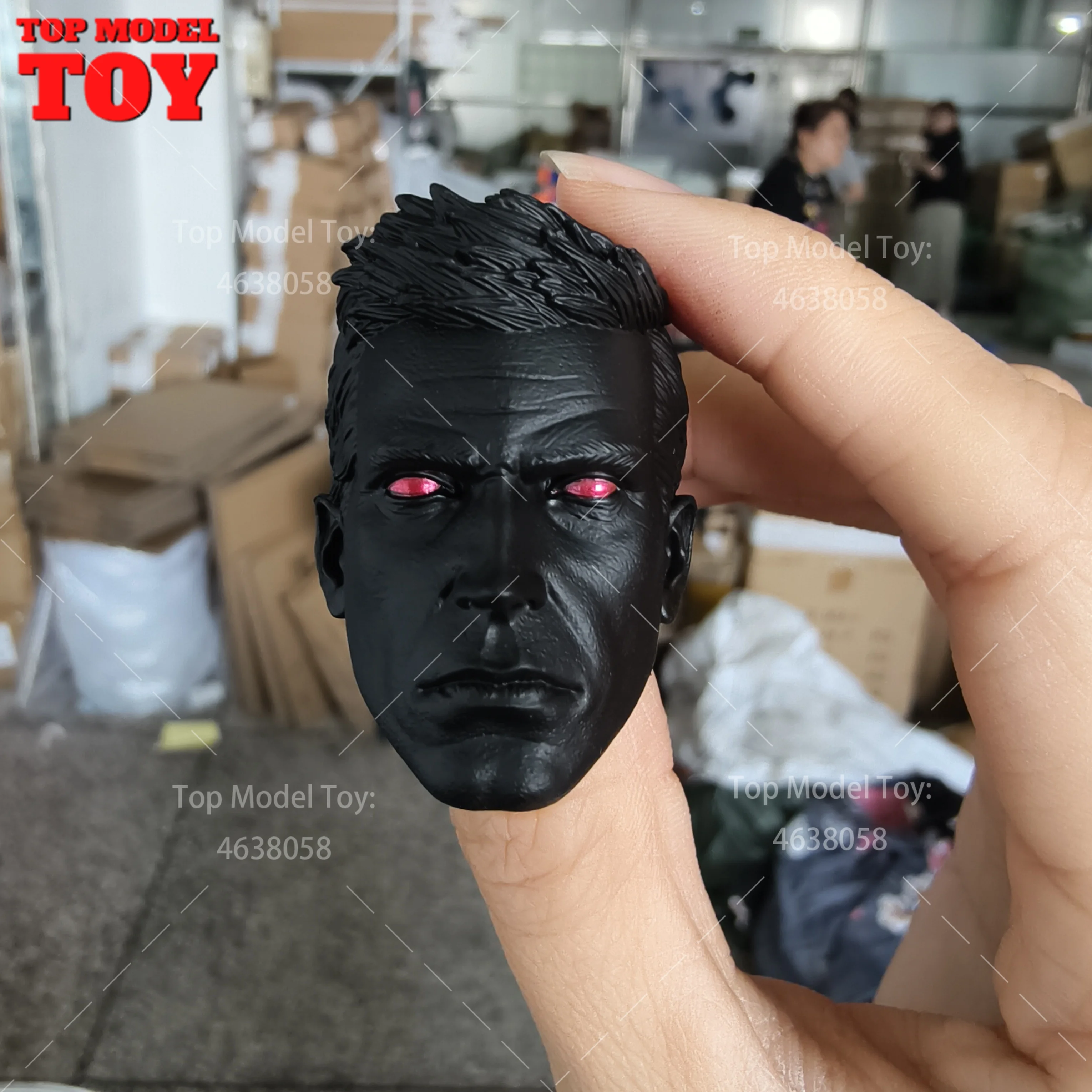 1/6 스케일 Mr. Rich Bruce 게임 블랙 헤드 스컬프 PVC 모델 12 "남성 군인 액션 피규어 바디 인형 장난감