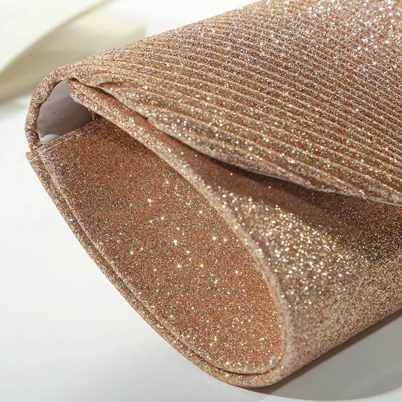 Fashion Elegant Clutch Bag New 2023 Hot Selling Chain Dinner Bag Bride Bridesmaid Lady Handbag Factory Outlet image 5