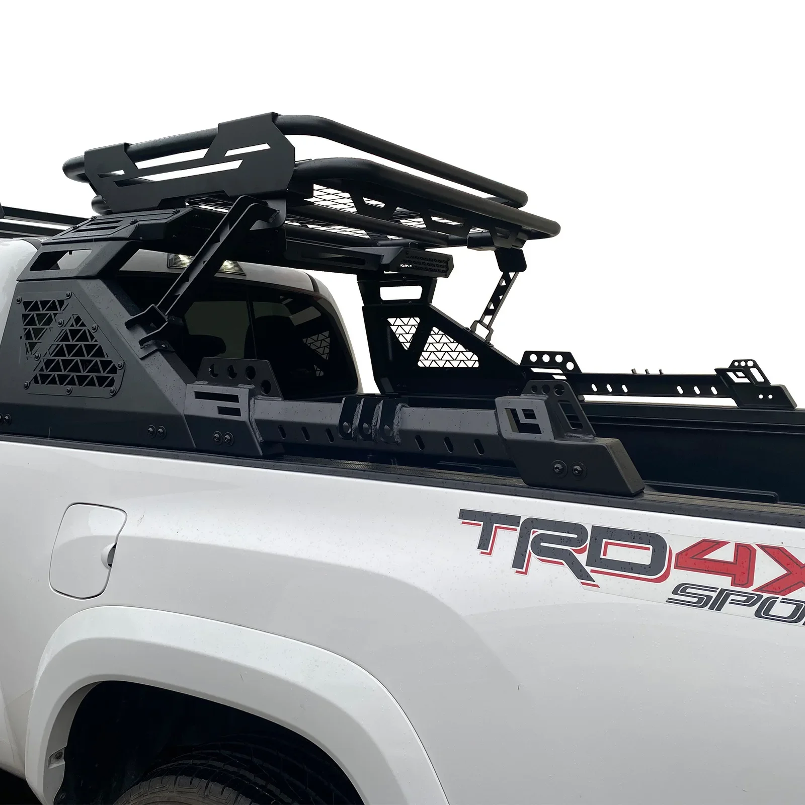 Applicable to T-oyota T-ACOMA 2015 + pickup Guardian gantry black sand pattern luggage frame anti-flip rack