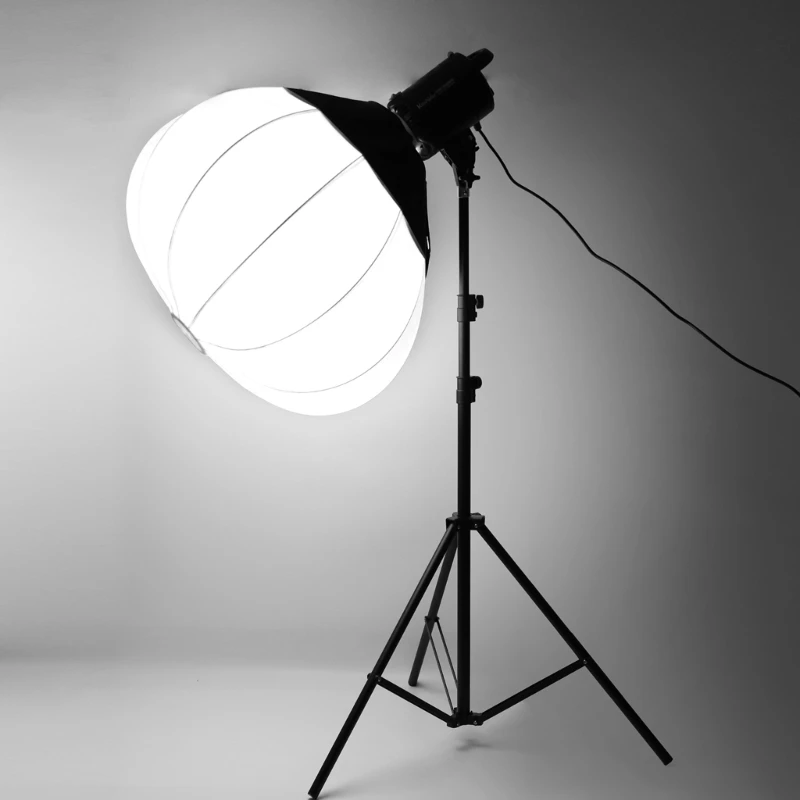 Portable Ball-Shape Soft Box Softbox Bowens Mount for Filming Studio Lighting for Advertising Product, Photographic Art