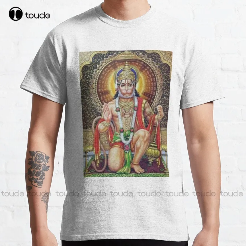 Hanuman Janmotsav Classic T-Shirt Custom Shirts Tee T Shirts Custom Unisex Tee Digital Printing Harajuku Streetwear New Popular