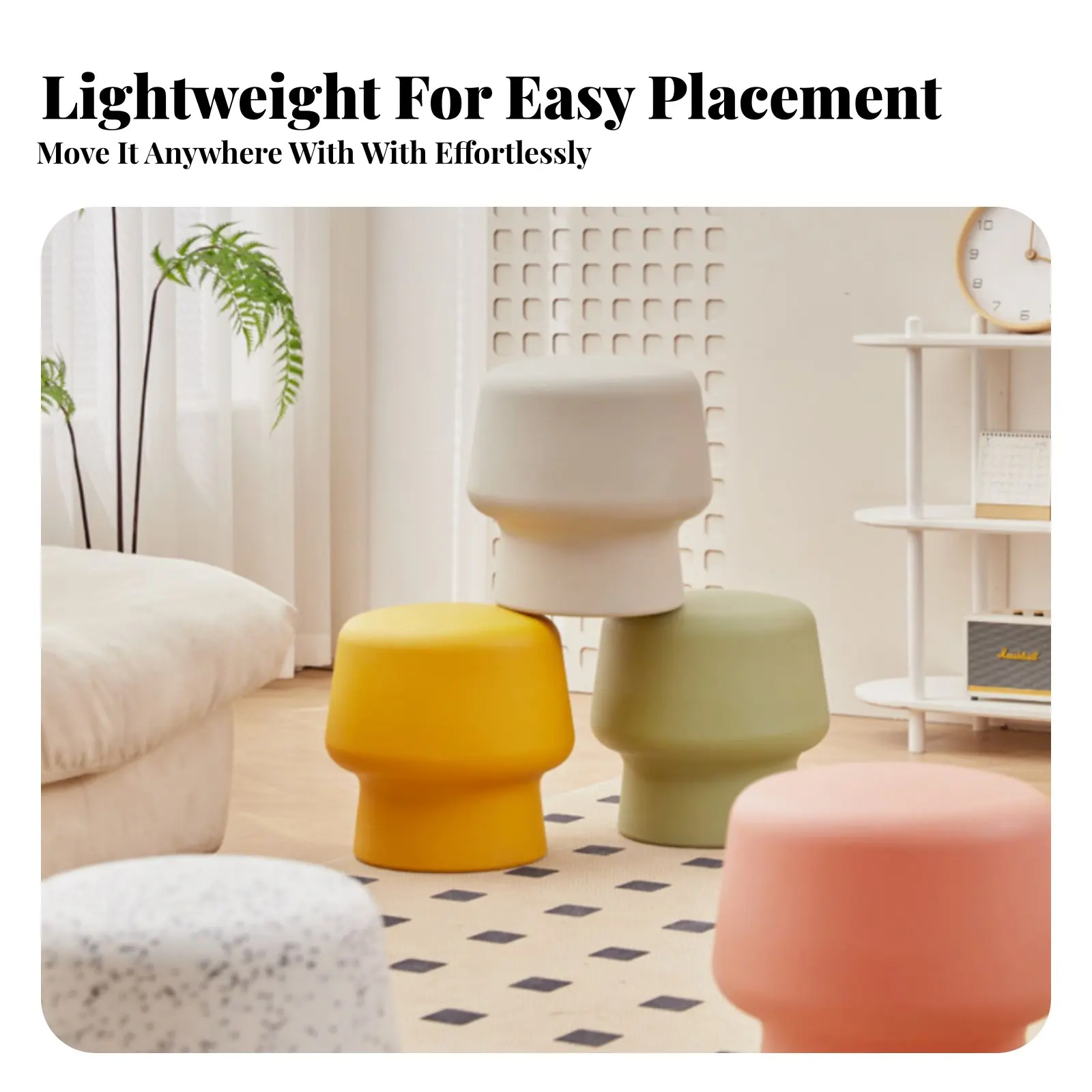 

Стул в форме гриба, скандинавский дизайн, минималистичный стиль, долговечный, для детей и взрослых