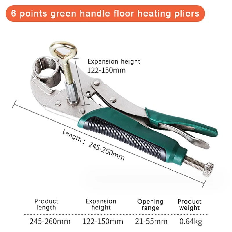 Multifunctional Wrench Pipe Plier Installation Removal Of Steel Pipe Special Tool For Floor Heating Repair Water Geothermal New