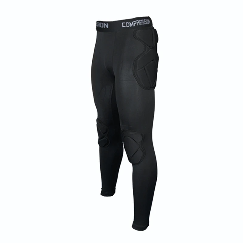 Men Soccer Goalkeeper Training Pants EVA Thicken Sponge Protection Mens Football Rugby Knee Hip Pad Trousers Long Pant Leggings image 5