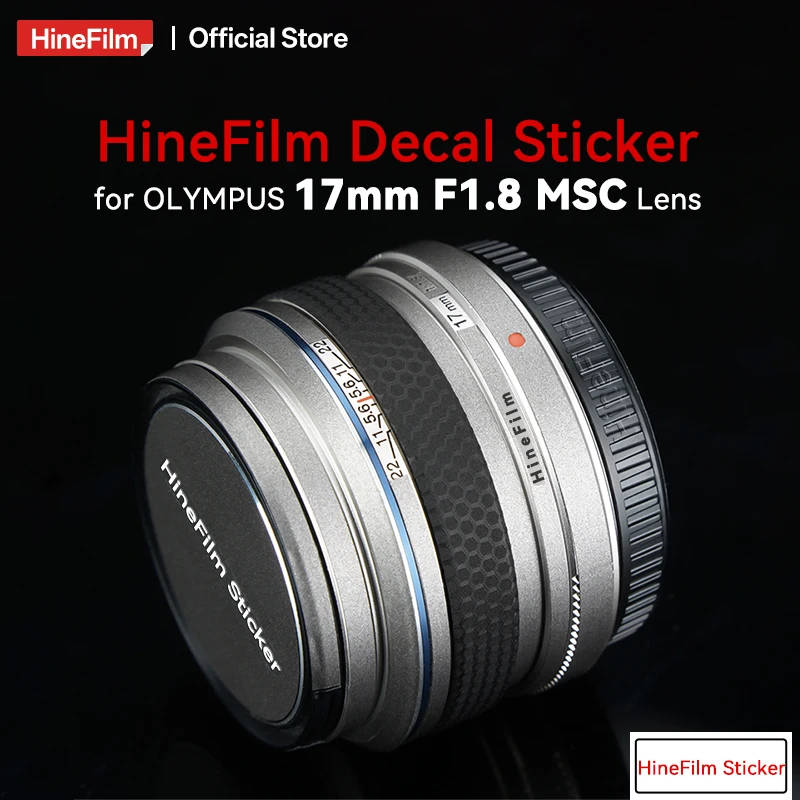 

Hinefilm Skin for Olympus 17 F1.8 Lens Sticker 17-1.8 Wrap Cover M.ZUIKO DIGITAL 17mm F1.8 Lens Protective Decal Skin 17F1.8