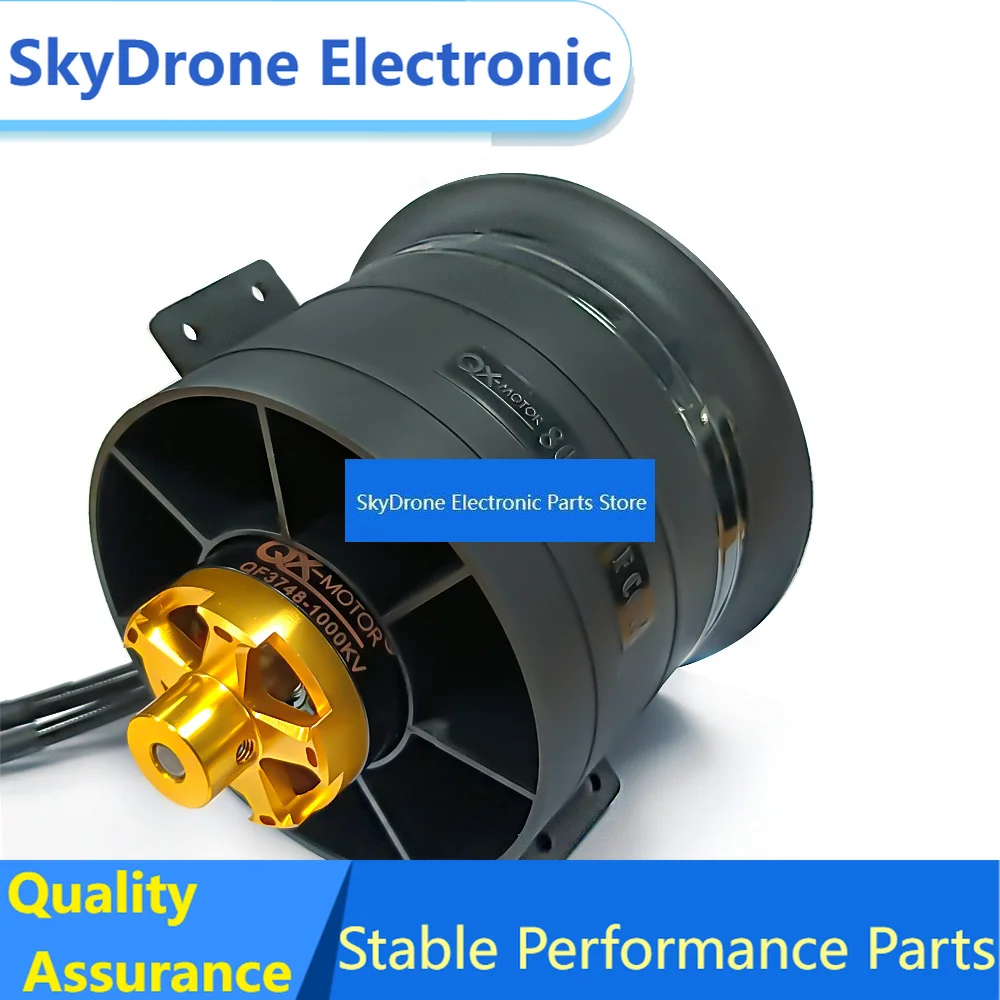 SkyDElQX-MOTOR 70mm 80mm EDF 12 Blades Ducted Fan With Brushless Motor Use 80A 100A 120A 160A ESC For RC Multiaxis Aircraft Part