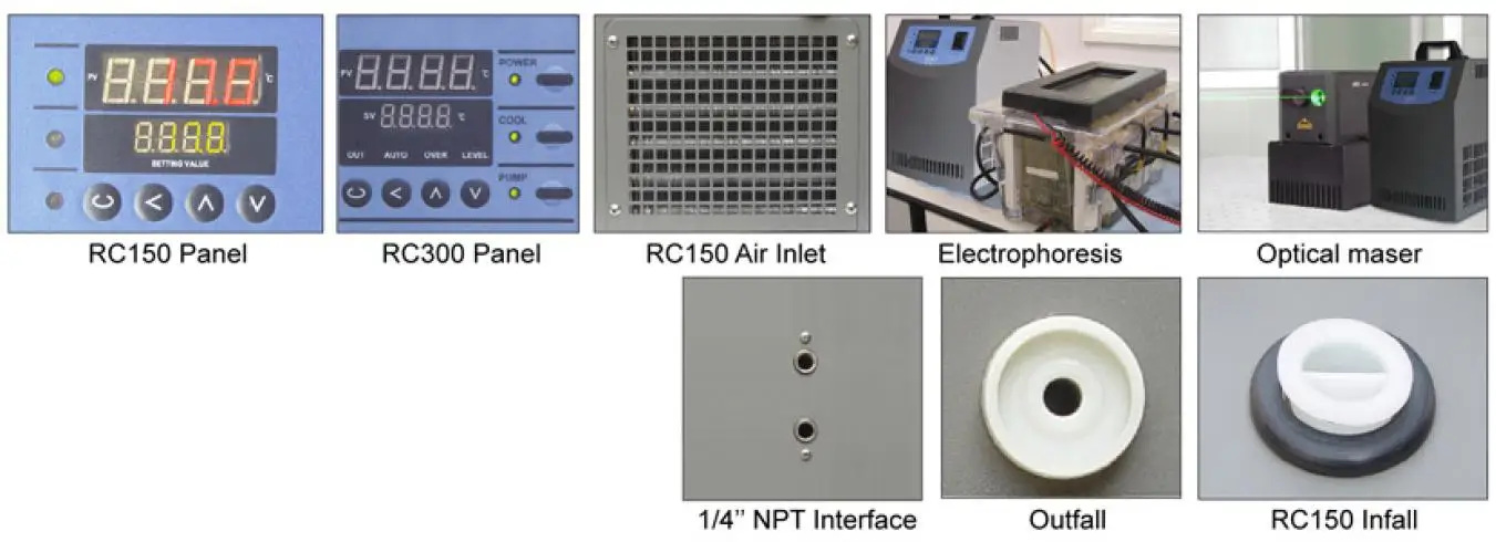 

Портативный и настольный высокоточный чиллер с замкнутым циклом охлаждения воды на 5 градусов Цельсия (5C)