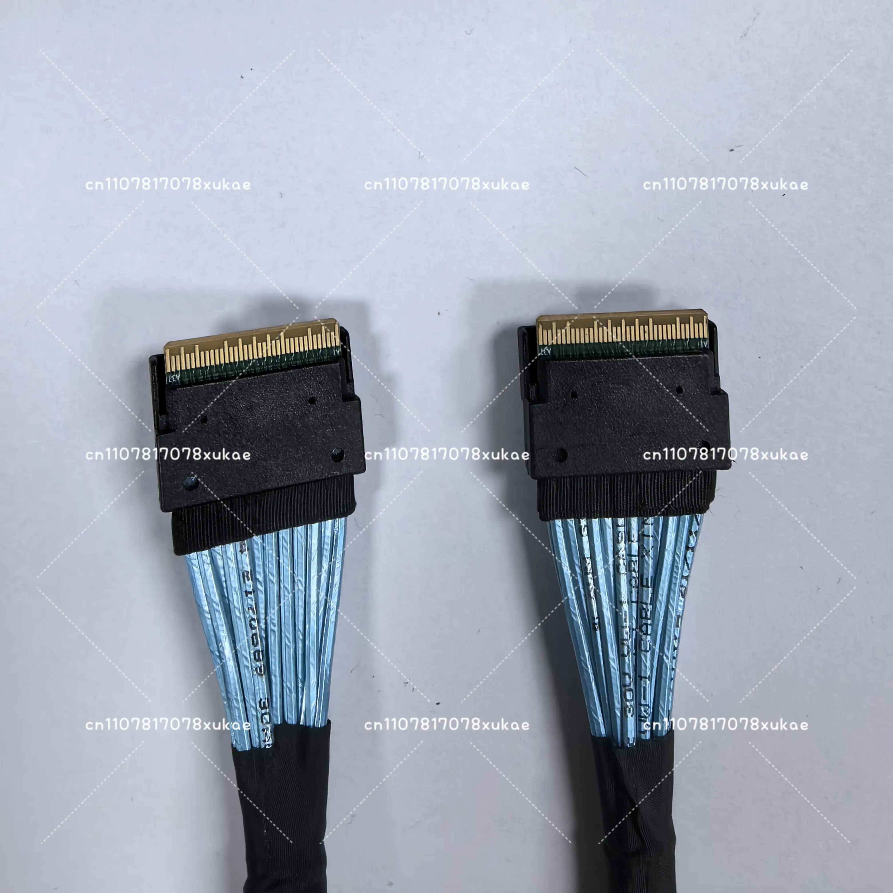 Server High Speed Data Cable SlimSAS SFF-8654 8i To SFF-8654 8x 74P Straight