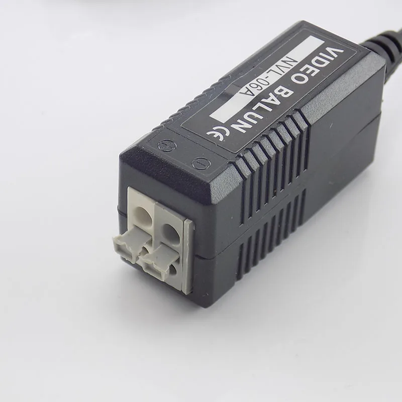 2pcs/1 Pair Cctv Video Balun Twisted Video Transceiver Utp Bnc Balun 2000Ft With Bnc Cable BNC Connector for Security Camera D6