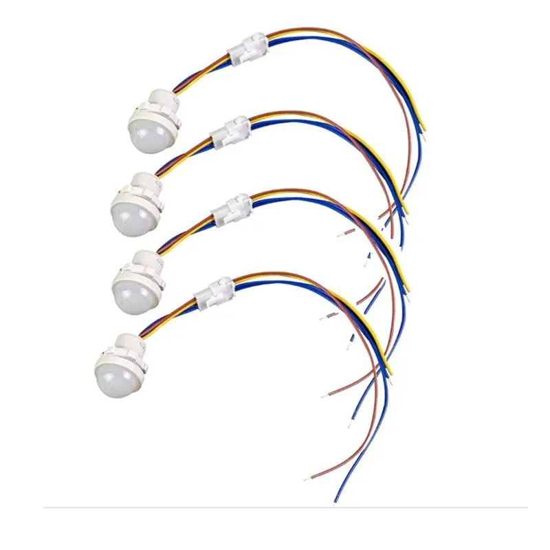 ALIM-12Pcs Motion Sensor Light Switch, PIR Sensor Smart Detection Switch, AC110-240V Ceiling Or Wall Mount Smart Light Switch