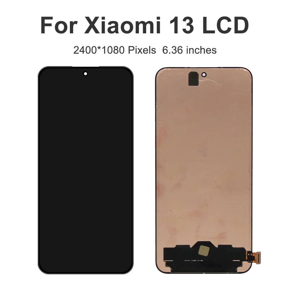 For Xiaomi 13 6.36\'\'For Mi 13 Mi13 2211133C 2211133G LCD Display Touch Screen Digitizer Assembly Replacement