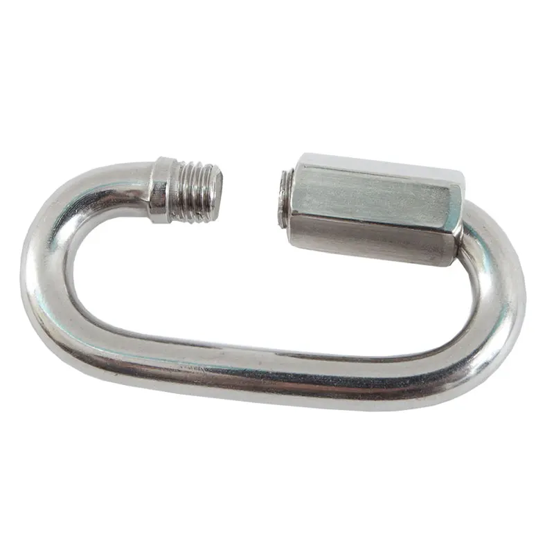 

50PCS M5 High Tensile AISI304 Stainless Steel Quick Release Chain Link Snap Hook