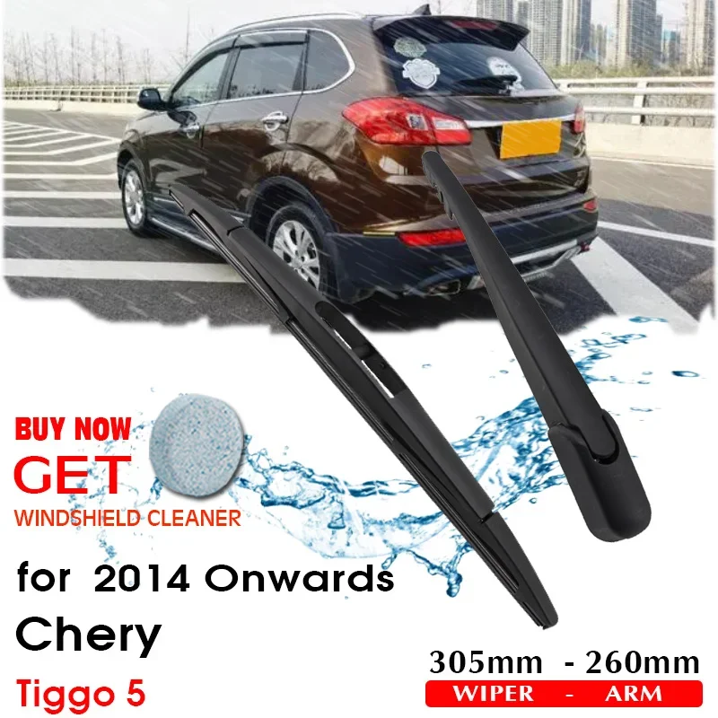 

Car Rear Wiper Blades Back Windscreen Wiper Arm For Chery Tiggo 5 Hatchback (2014-) 305mm,Auto Accessorie Styling