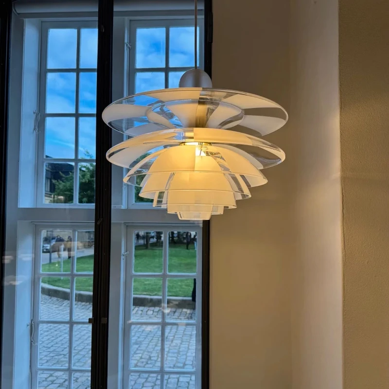 Acrylique pomme de pin suspension pour chambre salon salle à manger étude Design créatif décor à la maison plafond lustre lumière