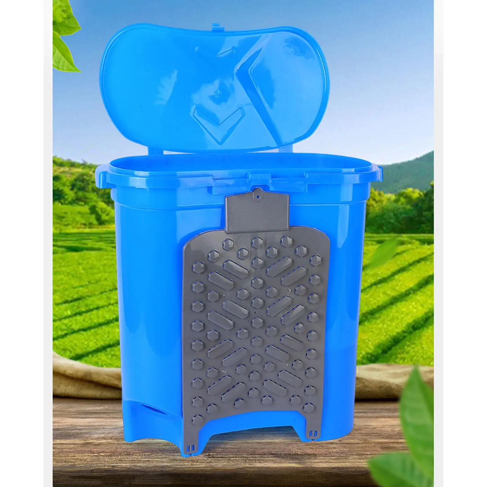 25L Back Carrying Manual Fertilizer Spreader Professional Corn Fertilizing Tool Agricultural Manual Fertilizing Labor Saving