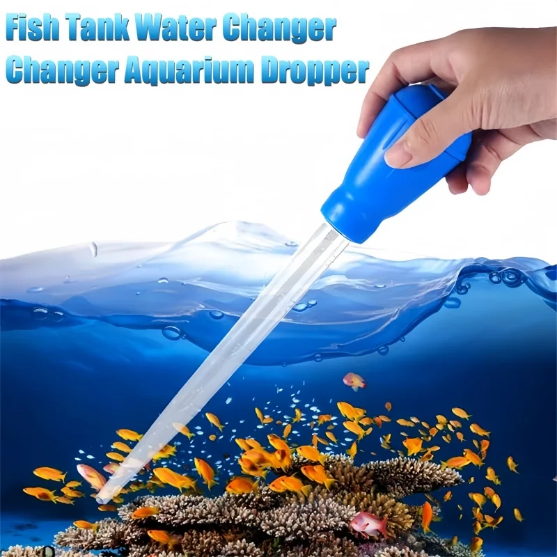Aquarium-Reinigungsstab Effektiver Reinigungsstab für Aquarienboden Reinigungswerkzeug für Kies Abfallentferner mit Verlängerter Siphonpumpe Reinigungszubehör – Detail 2