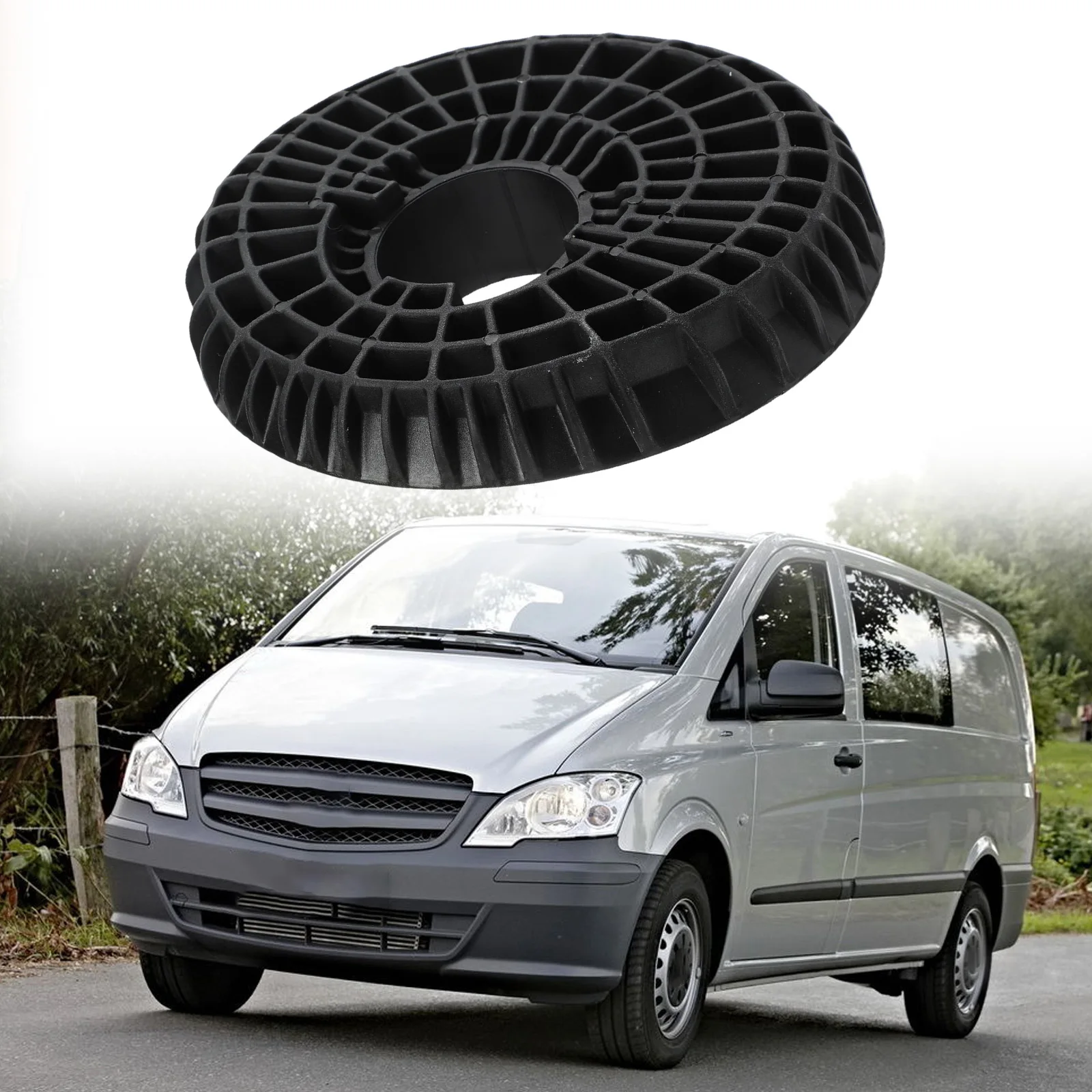 For Mercedes For Vito W447 W448 Front Shock Absorber Spring Ring Constructed from Tough ABS for Enhanced Ride Smoothness