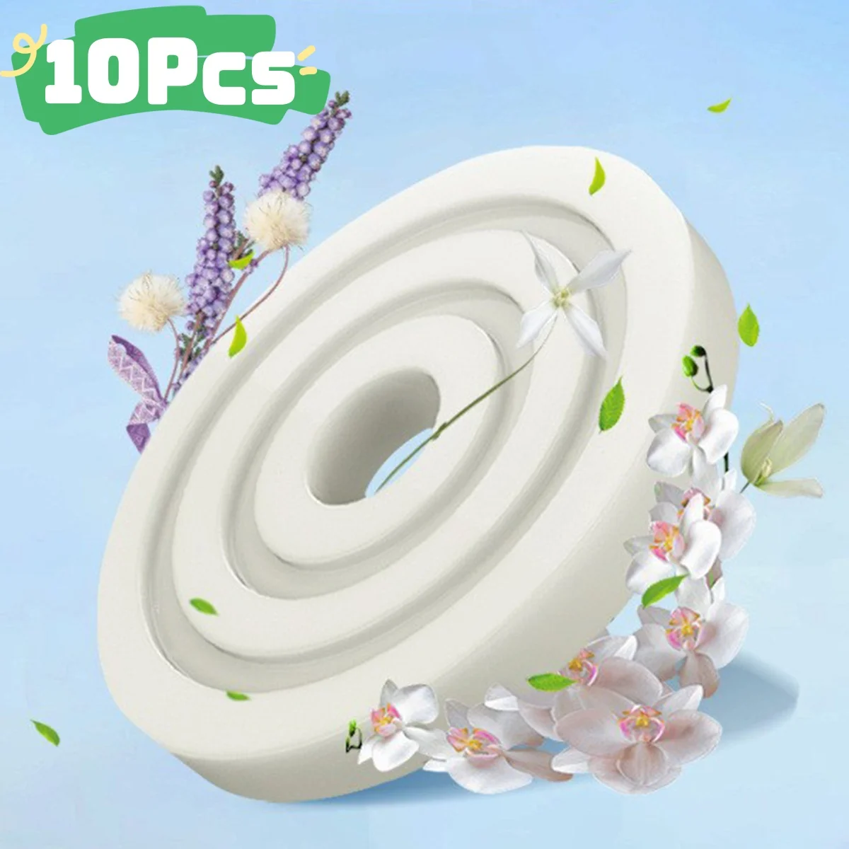 3/5/10Pcs Car Air Freshener Fragrant Tablets Car Perfume Auto Perfume PE Material Perfume Diffuser Supplement Car Accessories
