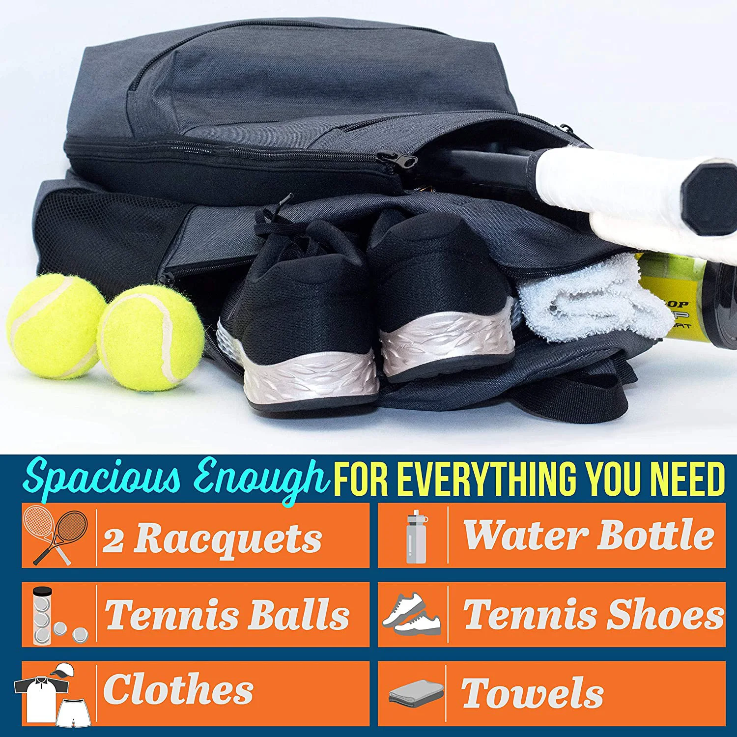 مخصص 2025 بالجملة تنس الريشة القماش الخشن حقيبة مقاوم للماء حقيبة ظهر كبيرة قابلة للطي