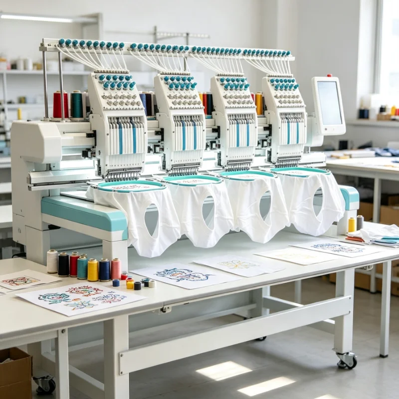 Embroidery Machine Factory Grade Embroidery Equipment Denim Jacket Backpack Embroidery High Precision Needle Movement