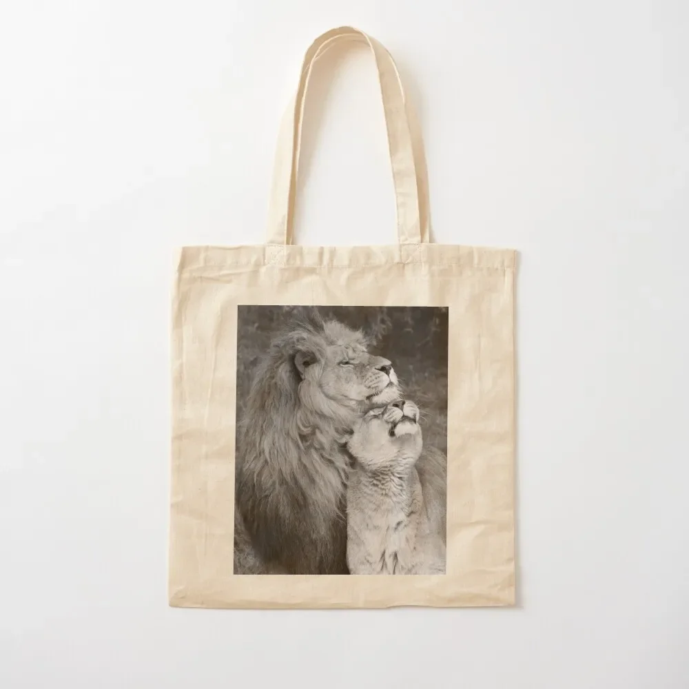 

Lion and lioness Tote Bag tote bag university Cloth bag