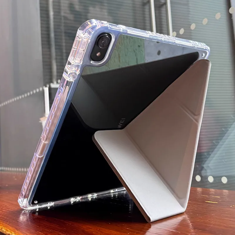 

Складной акриловый прозрачный жесткий чехол Y Foldable для Huawei MatePad 12X LRT-W09 BKY-W09 2026 2025 2024 12 дюймов с держателем для стилуса