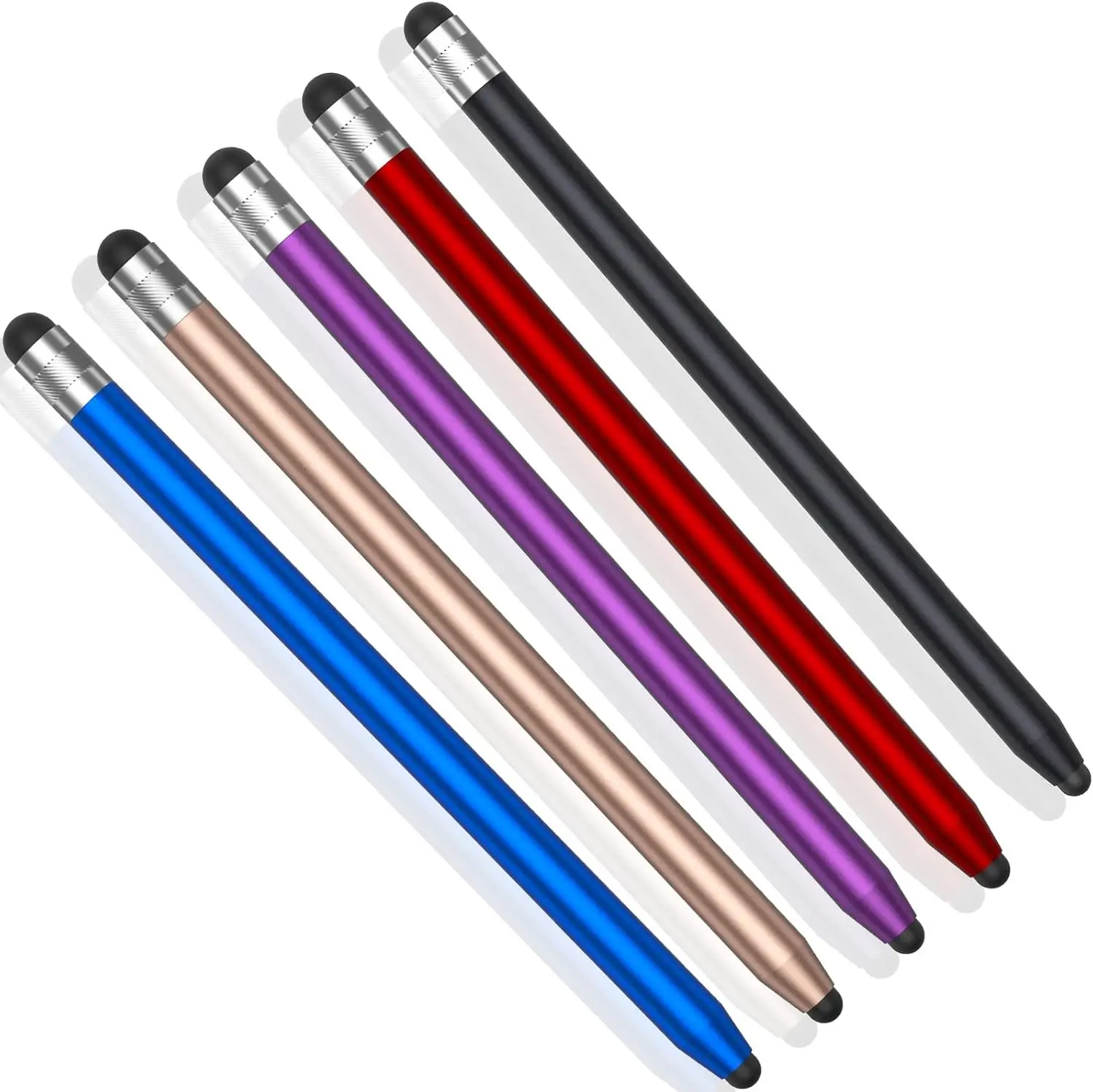 

5-Pack Universal Stylus Pens for Touch Screens, High Sensitivity & Precision for iPad, iPhone, Samsung Galaxy, Tablets