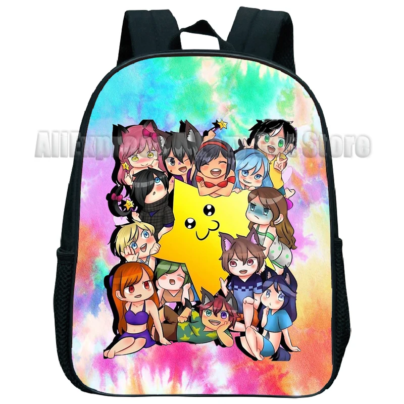 Aphmau Meows Cat Cartoon Backpack Baby Boys Girls Donut Cat Aphmau Meows Cat Children Schoolbag Kindergarten Kids Toys