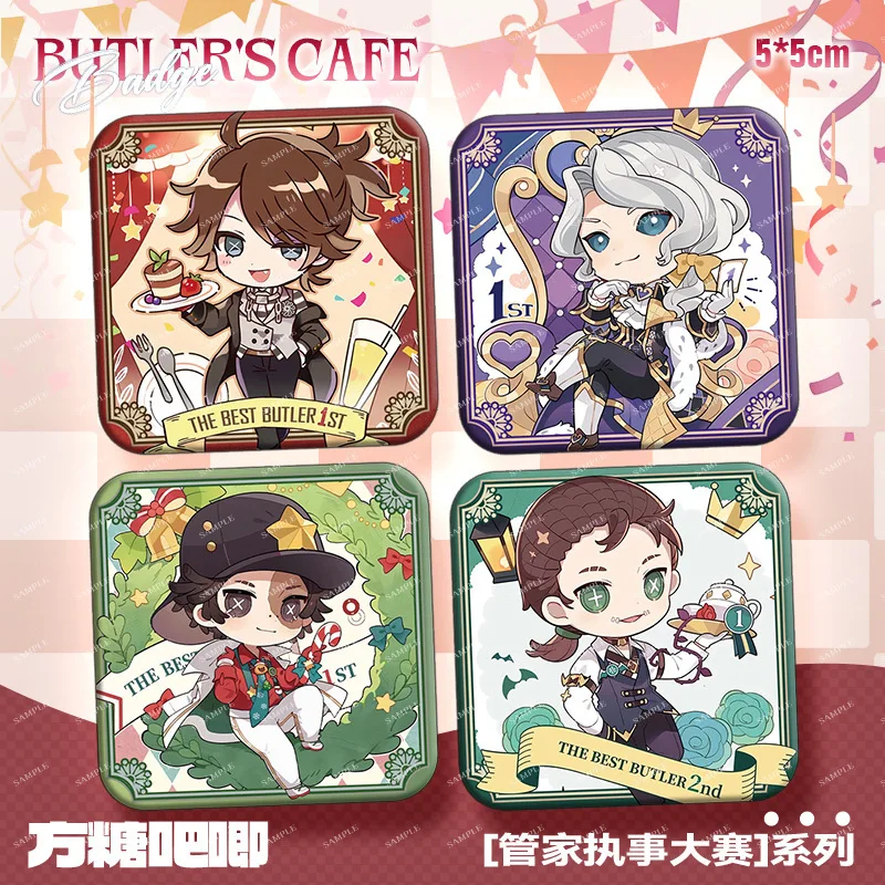 Norton Campbell Luca Balsa Naib Subedar Anime Badges Pins ‌Identity Ⅴ Women Brooch Cosplay Cartoon Brooches for Bag Accessorie
