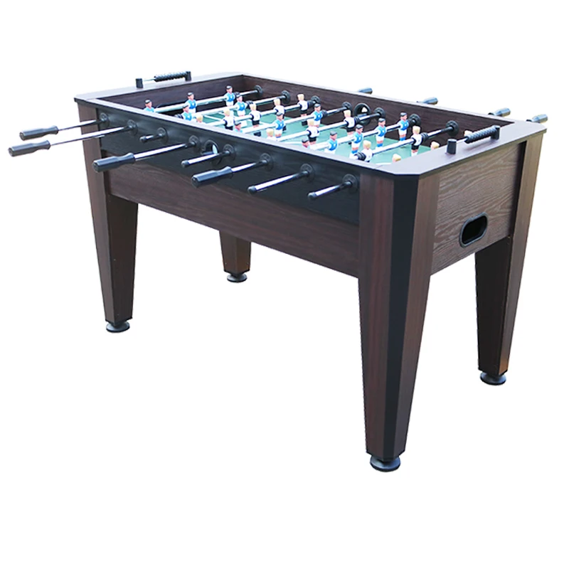 

Custom Hot Sales 5ft Portable MDF Foosball Table Indoor Wholesale Soccer Table From Factory Cheap Home Game Table Footballpromot