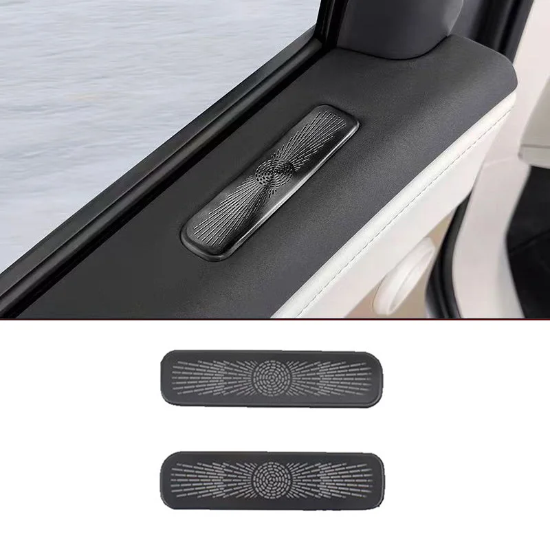 For Toyota BZ3X 2025 2026 Car Front Door Air Vent Cover Trim Door Panel Air Outlet Defroster Cover Stainless steel Accessories