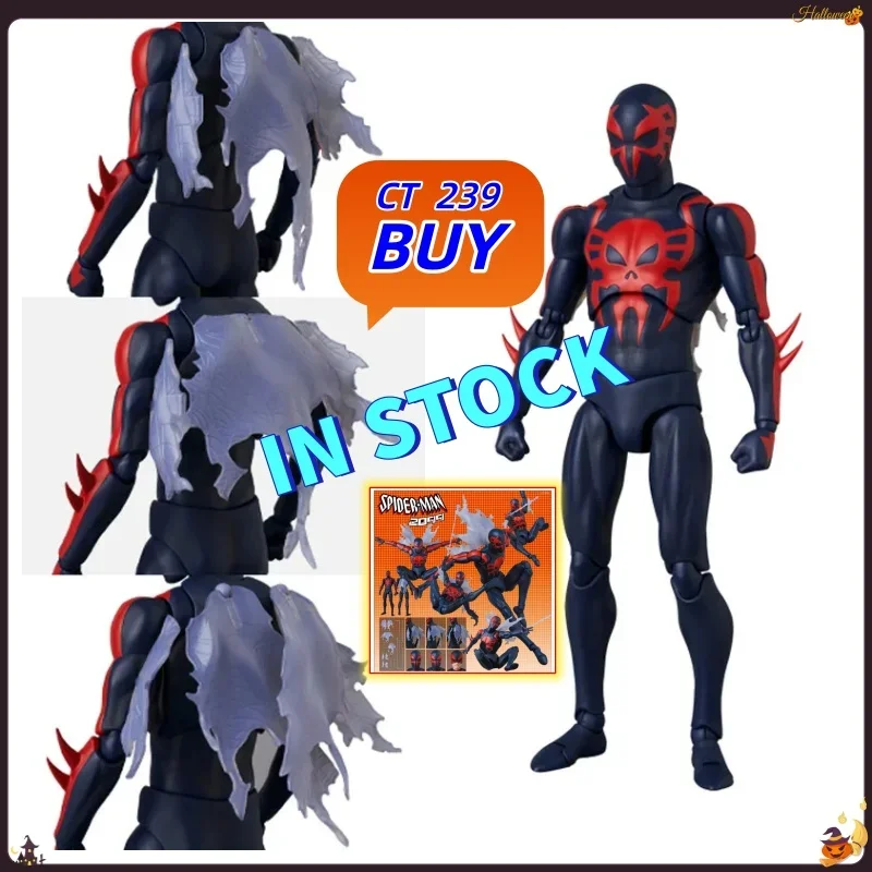 

Exclusive MAFEX239 Spider Man 2099 Comic Edition 2026 Hot Sale Movable Action Figure Collectible Desktop Doll Boy Surprise Gift