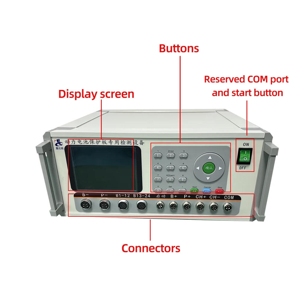 Lithium Battery Load Car Battery PCB Testers Intelligent Lithium Battery BMS Testers