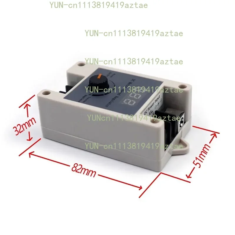 433M Wireless Remote Control DC Motor Speed Regulator PWM Stepless Speed Switch 5A 12V/24V Motor Controller for Home Automation