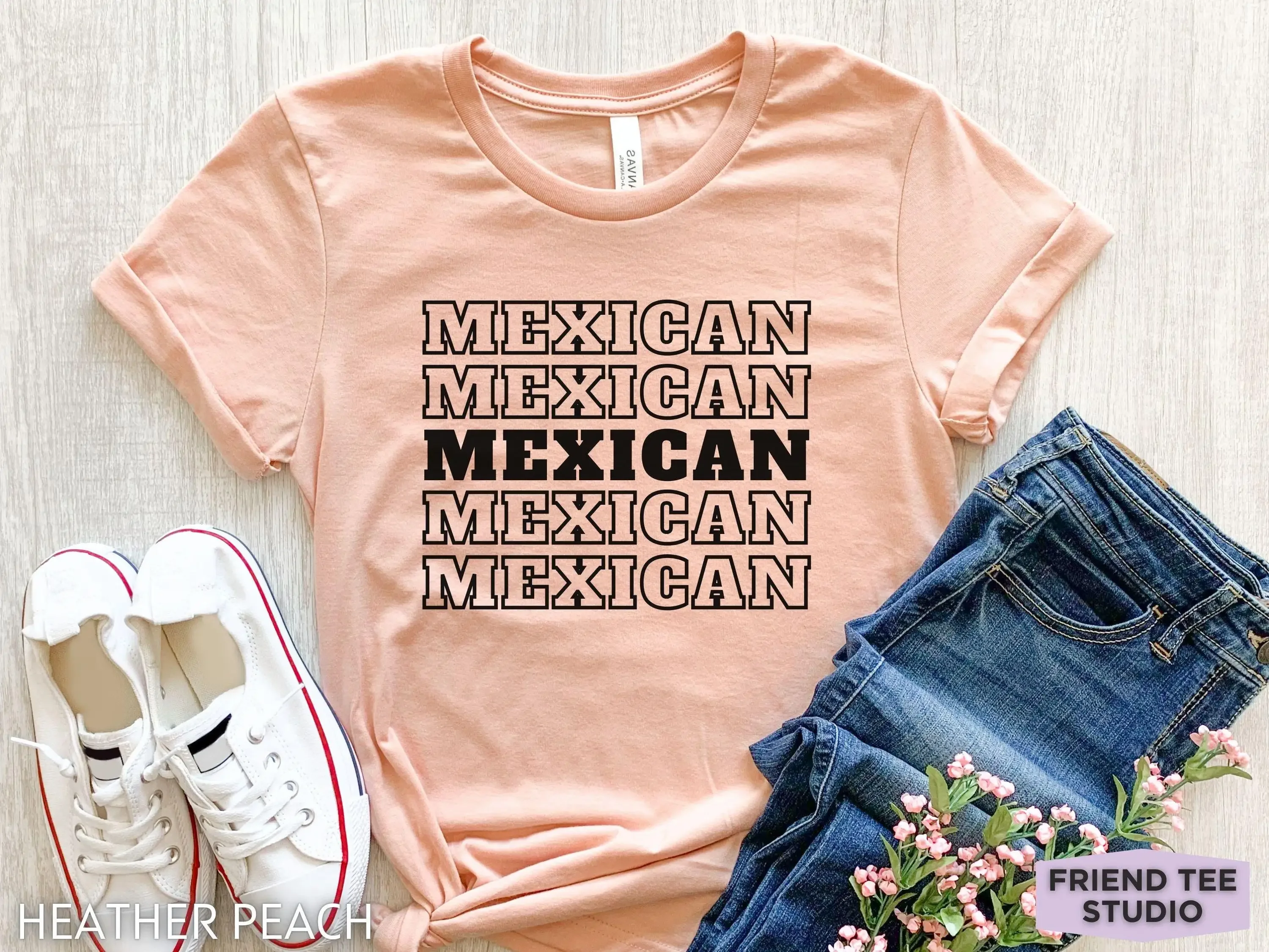 Mexican T Shirt Funny Mexico Birthday Pride Hispanic Latina Fiesta