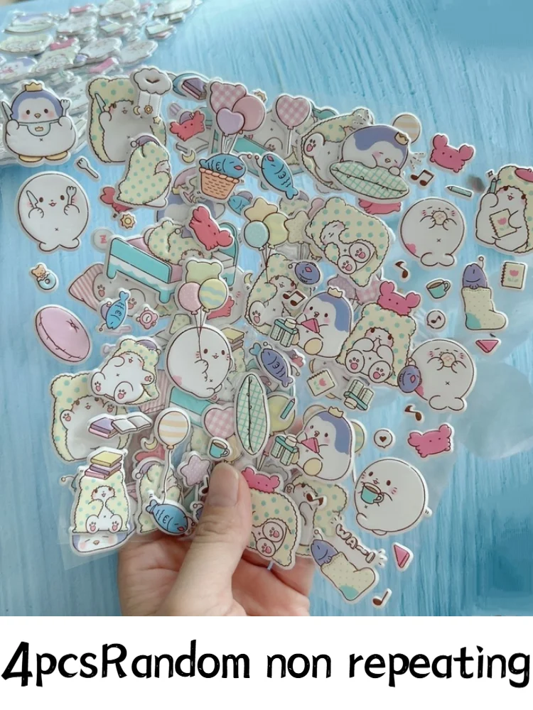 

Sanrio плюшевый медведь аниме периферия творчество украшение для журнала наклейка принцесса девушка милый мультфильм пузырь наклейки подарок на день рождения