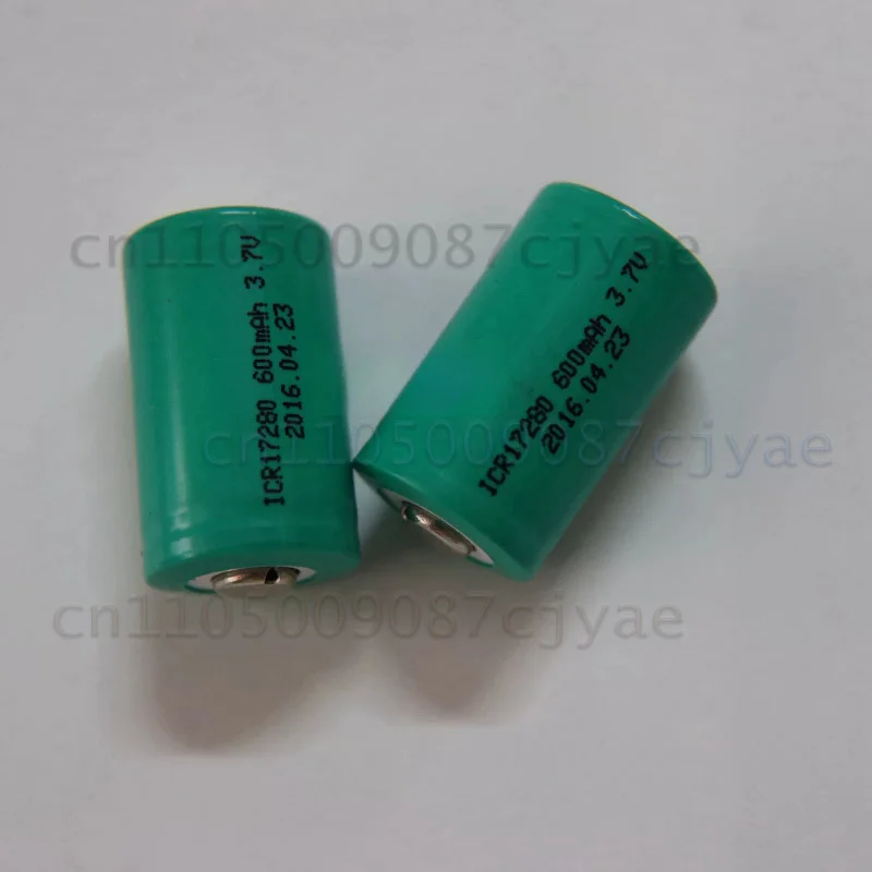 17280 Lithium Battery Charging 3.7V 600mAh for Laser Sight Electric Toothbrush ICR17280