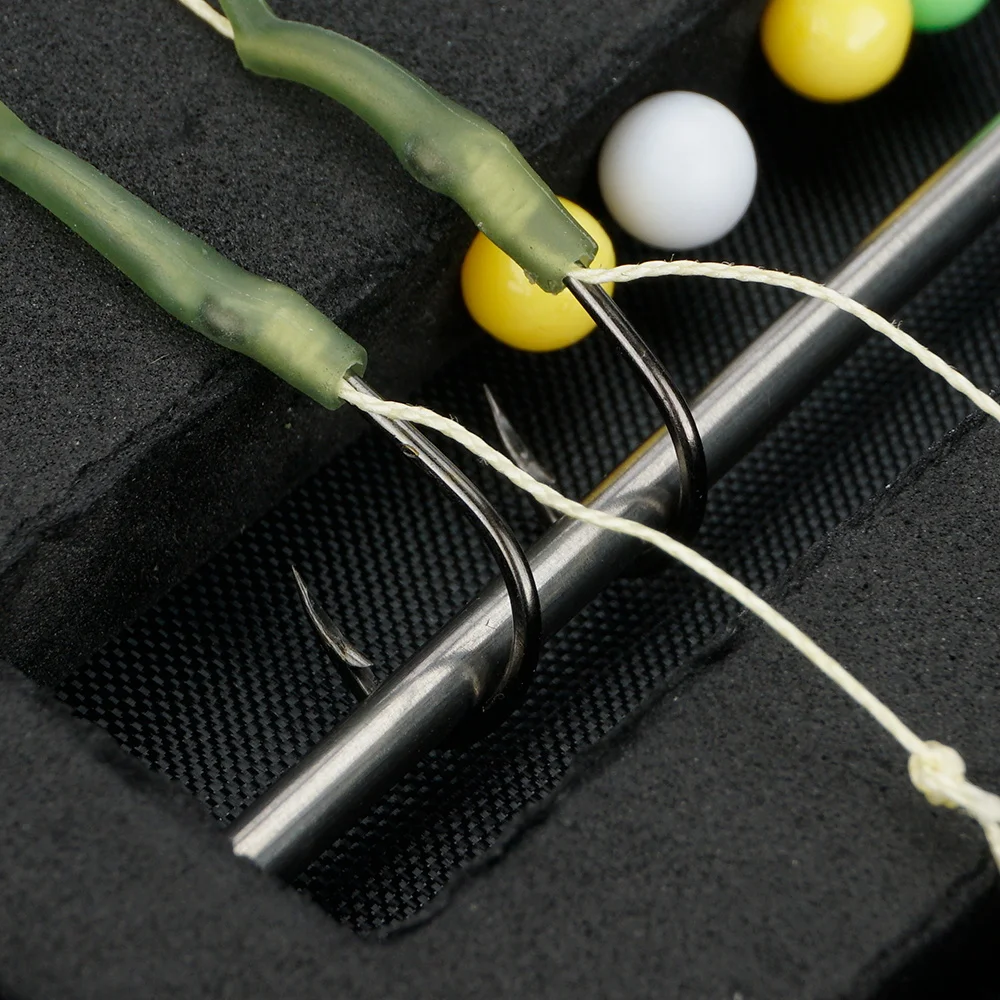 Hirisi 1 قطعة جهاز صيد سمك الشبوط محفظة تلاعب الشعر حقيبة لينة رغوة هوك ربط حقيبة حمل ملحقات صيد السمك #4