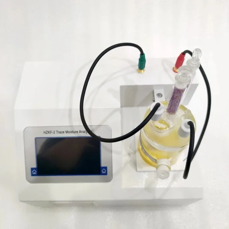 Huazheng Electric  HZKF-2 oil water content tester  Karl Fischer (Coulomb) method Trace Moisture Analyzer
