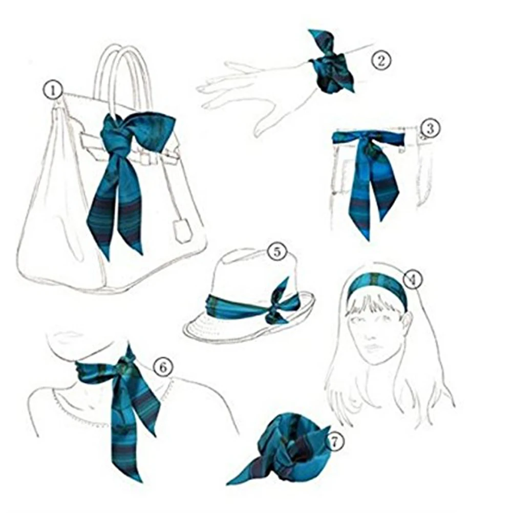 

Women Silk Scarf Solid Color Golden Elegant Wrap Fashion Accessory Square Scarf for Office and Gift Fashion Women Accessory