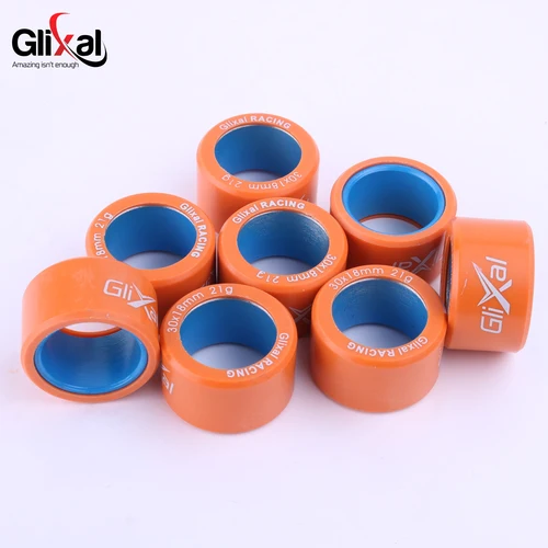 Imagen 2 del producto Glixal 30x18mm pesas de rodillo variador de carreras de alta resistencia para CFMOTO X5 X6 X8 CF500 Suzuki Kingquad Arctic Cat 1000 ATV UTV Quads