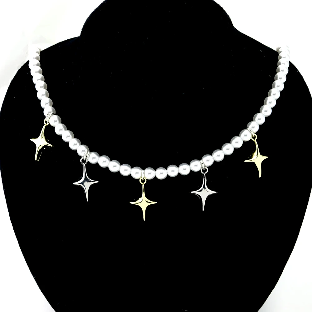 

Fashion Elegant Pearl Choker Necklace Jewelry Wedding For Women's Temperament Jewelry Sweet Accessories Clavicle Chain