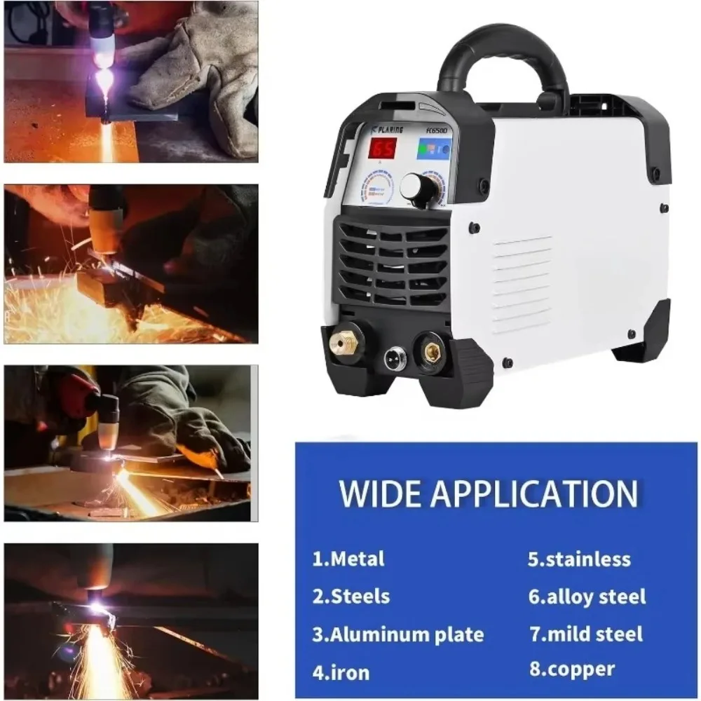حار بيع! ميزات فريدة من نوعها، قاطع بلازما، آلة قطع بلازما 65 أمبير 120 فولت 240 فولت 4/5 بوصة (20 مم) أقصى قطع 1/2 بوصة (12.7 مم)، قطع نظيفة