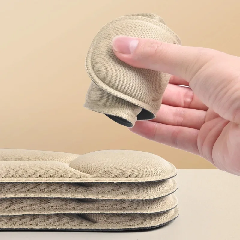 Orthopädische Memory-Schaum-Einlegesohlen mit Fußgewölbestütze, stoßdämpfendem Gelkissen für Sneakers und Arbeitsstiefel - Einlagen zur Linderung von Fersenschmerzen – Detail 3