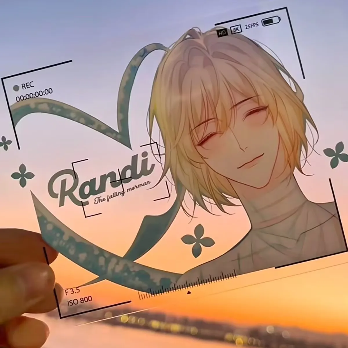 사진 촬영과 '인어폭포' 주변 장치 '람보 화이트 추 연'과의 친화를 위한 필수 아크릴 컬렉션 카드입니다.