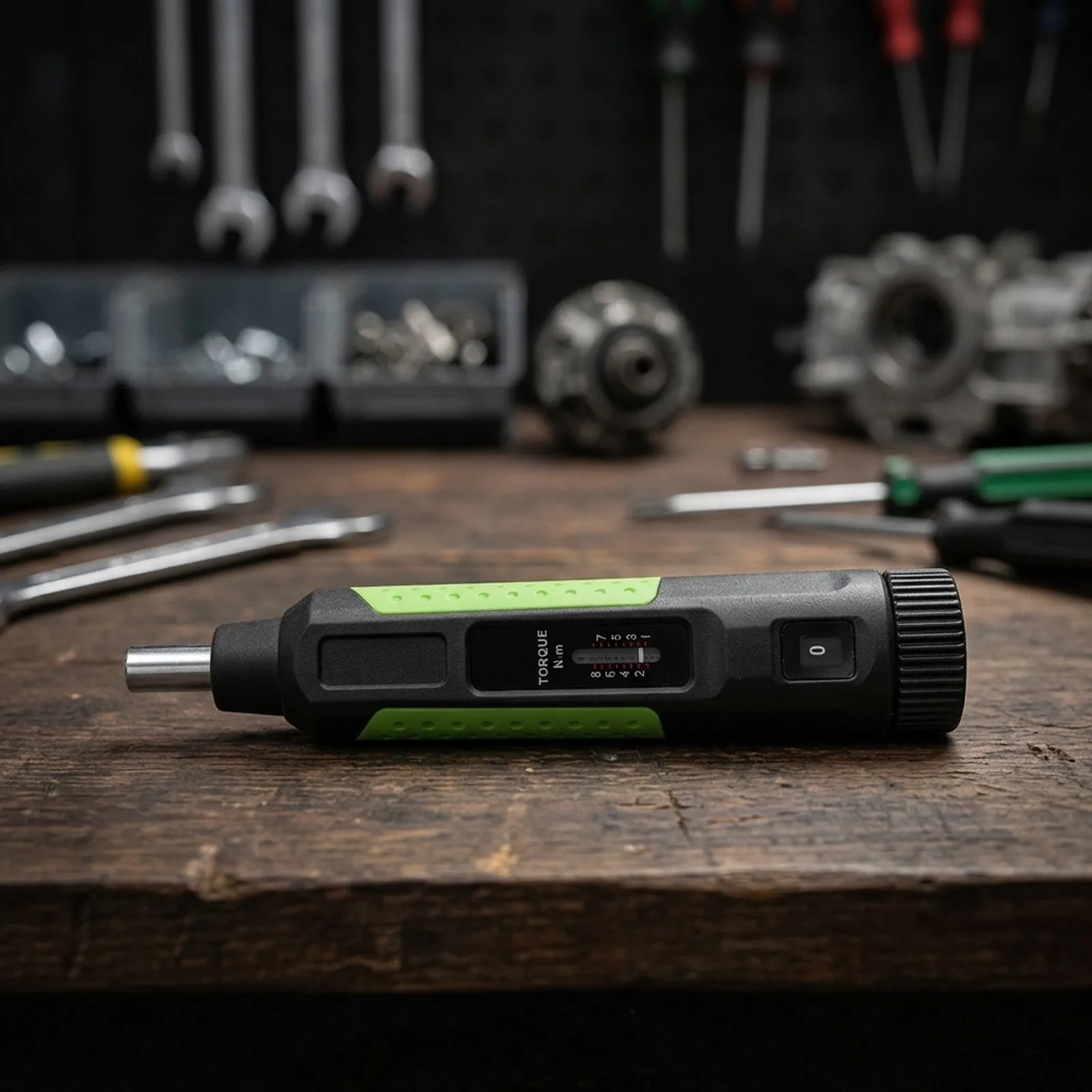 1 4 Drive Tool Adjustable Torque Wrench For Precise Screwdriving Tasks Long-lasting Material Dual Window Design