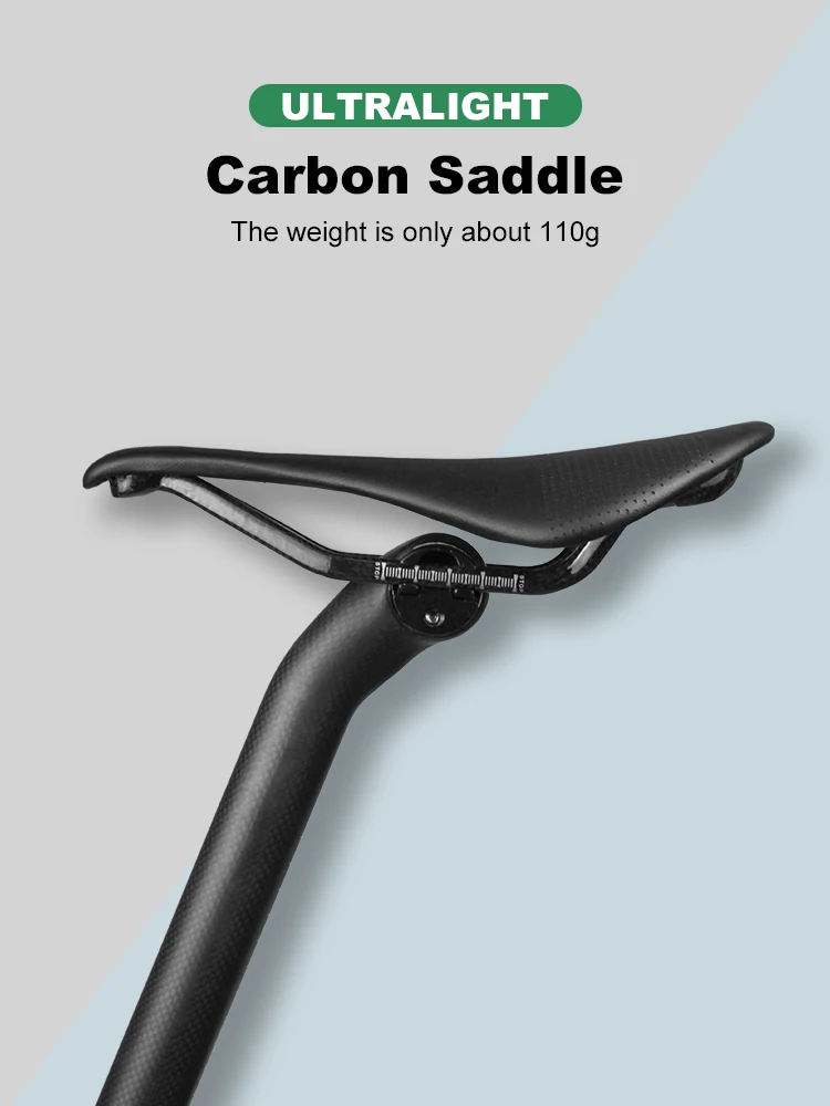 AliExpress WALGUN Carbon Bicycle Saddle 143mm 155mm MTB/Road Bike Seat for Men Women Triathlon TT Racing Saddles Black White Red Bike Saddle Parts