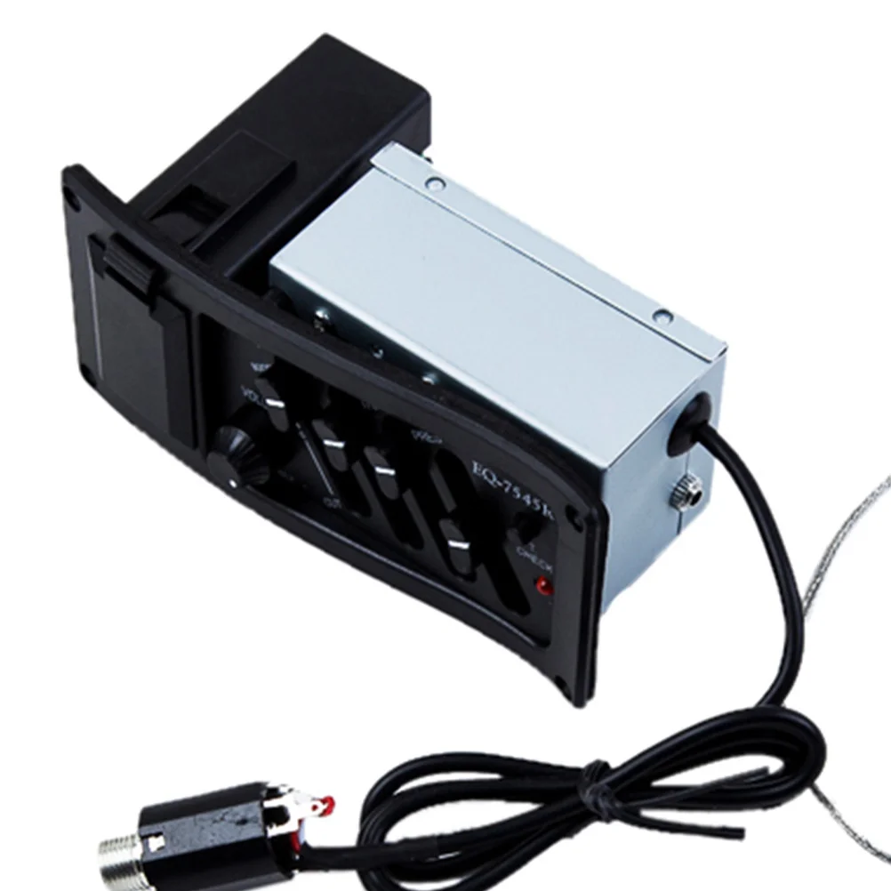 

1 set 1 Set Folk Guitar Sound Hole Pickup Wooden Acoustic Guitar Equalizer Durable Transducer For Repairing Modified Instrument